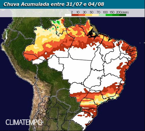 Precipitações Climatempo
