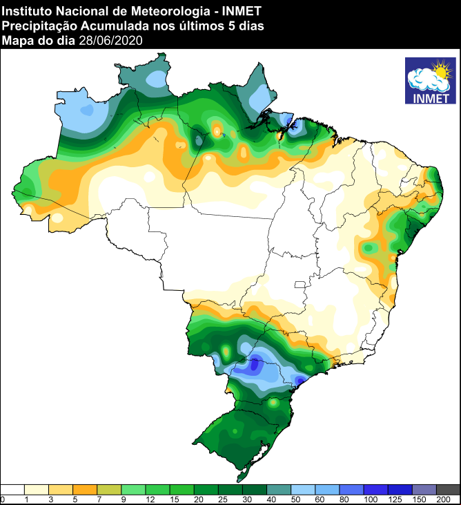 Últimos três dias - Inmet - 2906