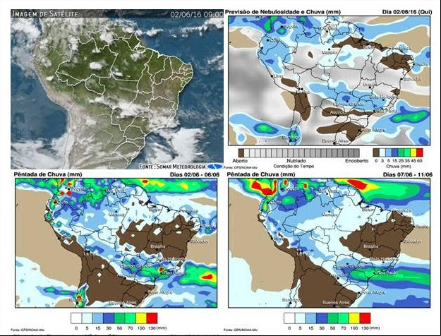 Alerta Agroclimático - 02 junho 2016