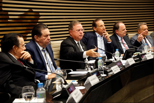 Ministro da agricultura, Blairo Maggi, participa do Conselho Superior do Agronegócio da Fiesp (Cosag) nesta segunda-feria (6)
