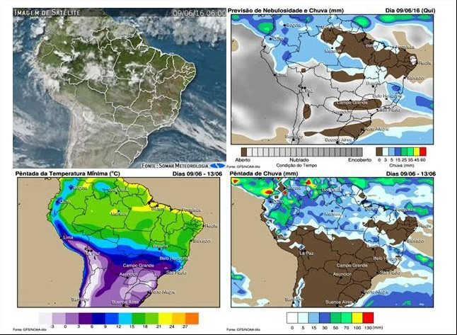 Alerta Agroclimático - 09 junho 2016