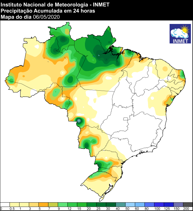 Últimas 24 horas - Inmet - 0705