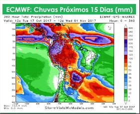 Chuvas no Brasil - Ag Resource - 18 de outubro