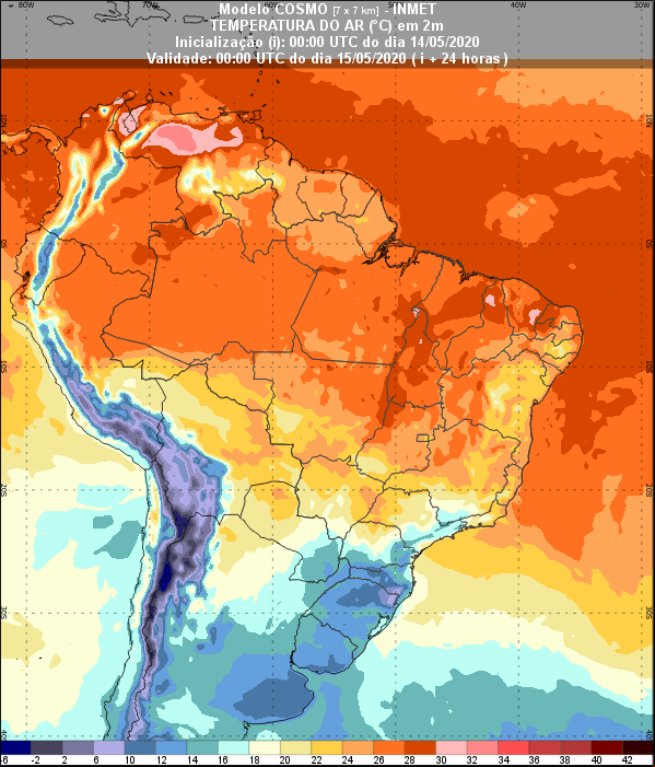 Temperaturas - Inmet - 1405