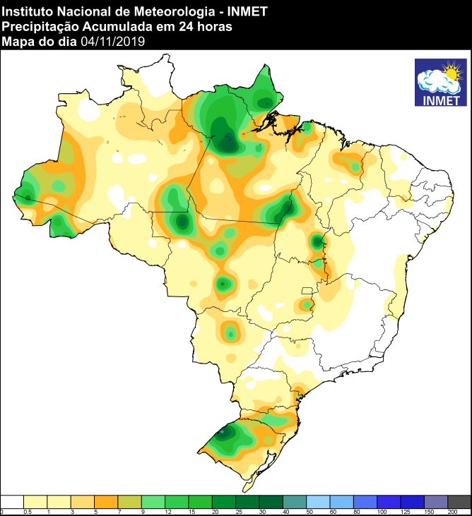 24 horas - Inmet