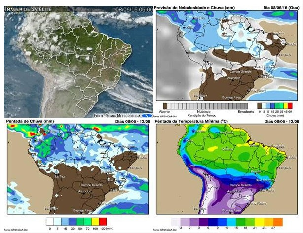 Alerta Agroclimático - 08 junho 2016