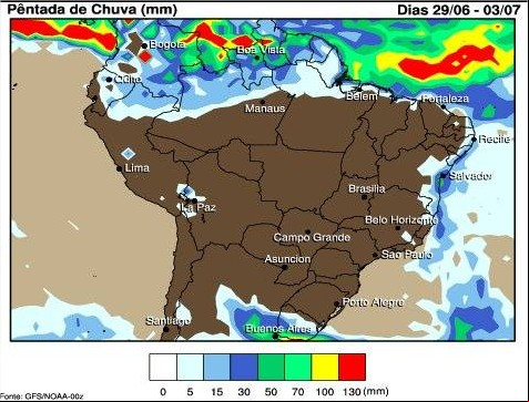 Alerta Agroclimática - 29 de junho de 2016