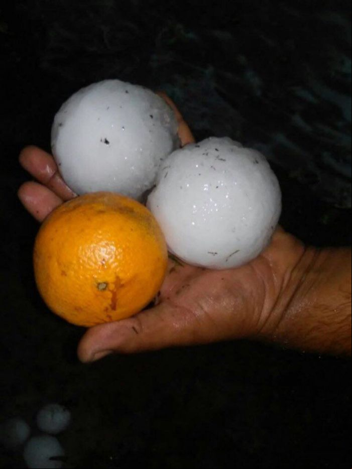Granizo em Córdoba, na Argentina
