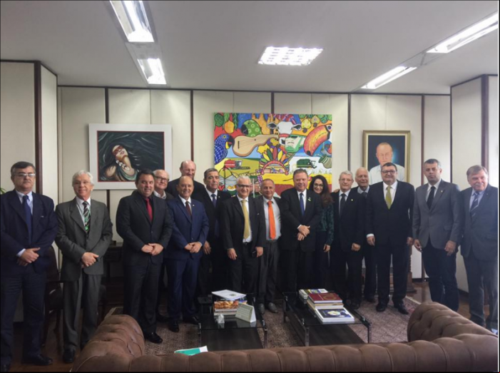 Blairo Maggi com setor produtivo de café após reunião nesta 3ª feira - Reprodução: Redes sociais